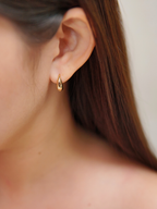 Hattie Hoops in Gold
