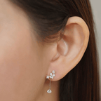 Jamirah Earrings in Rhodium