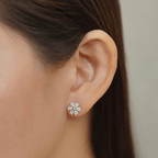 Janira Earrings in Rhodium