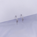 Janirae Earrings in Rhodium