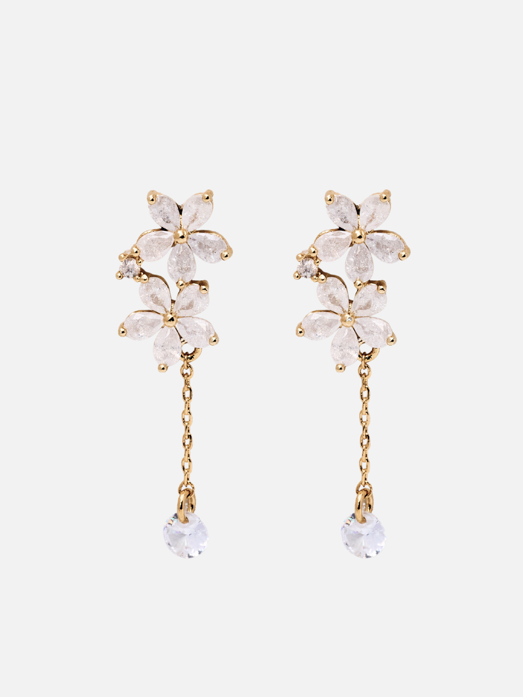 jemina floral stud earrings