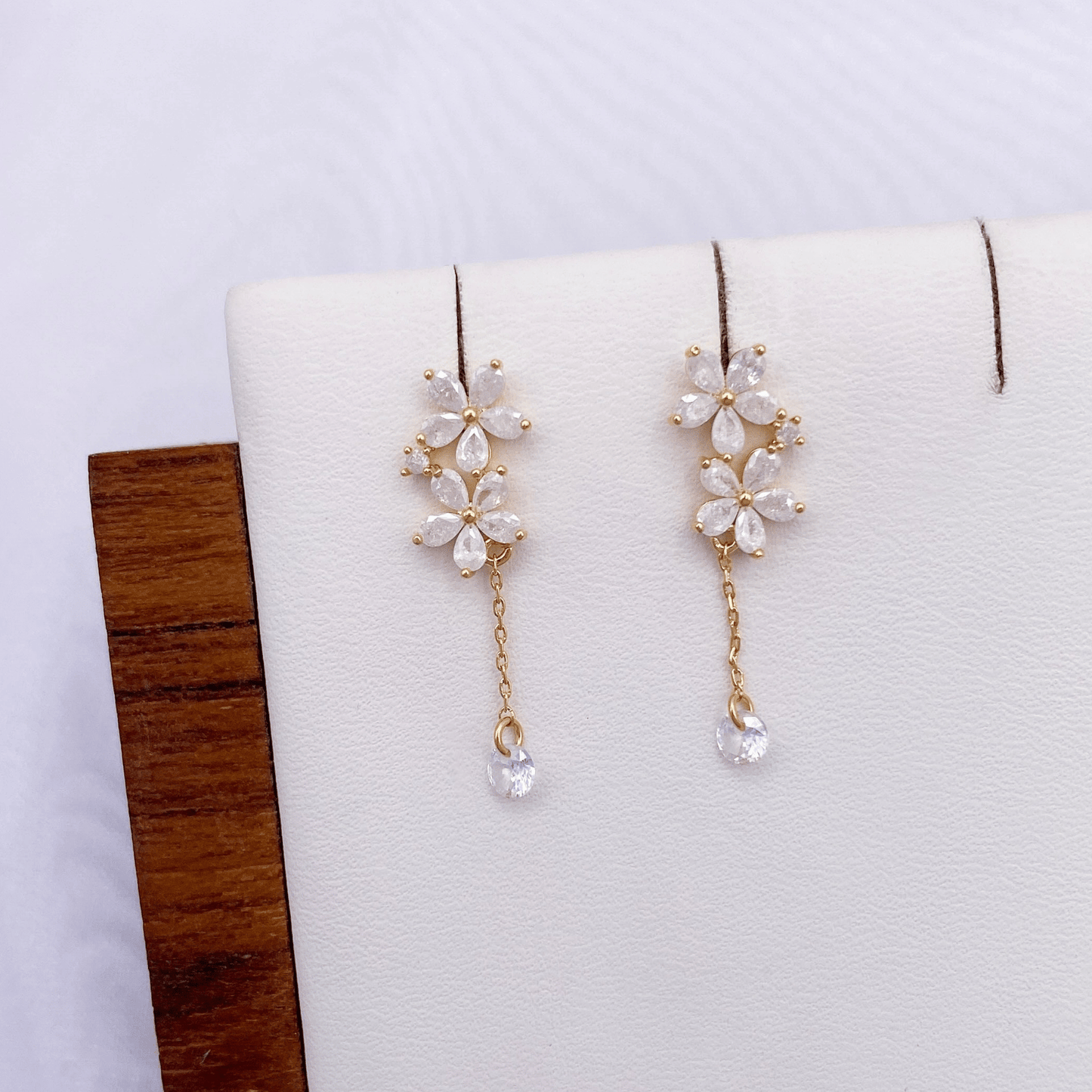 jemina earrings in gold