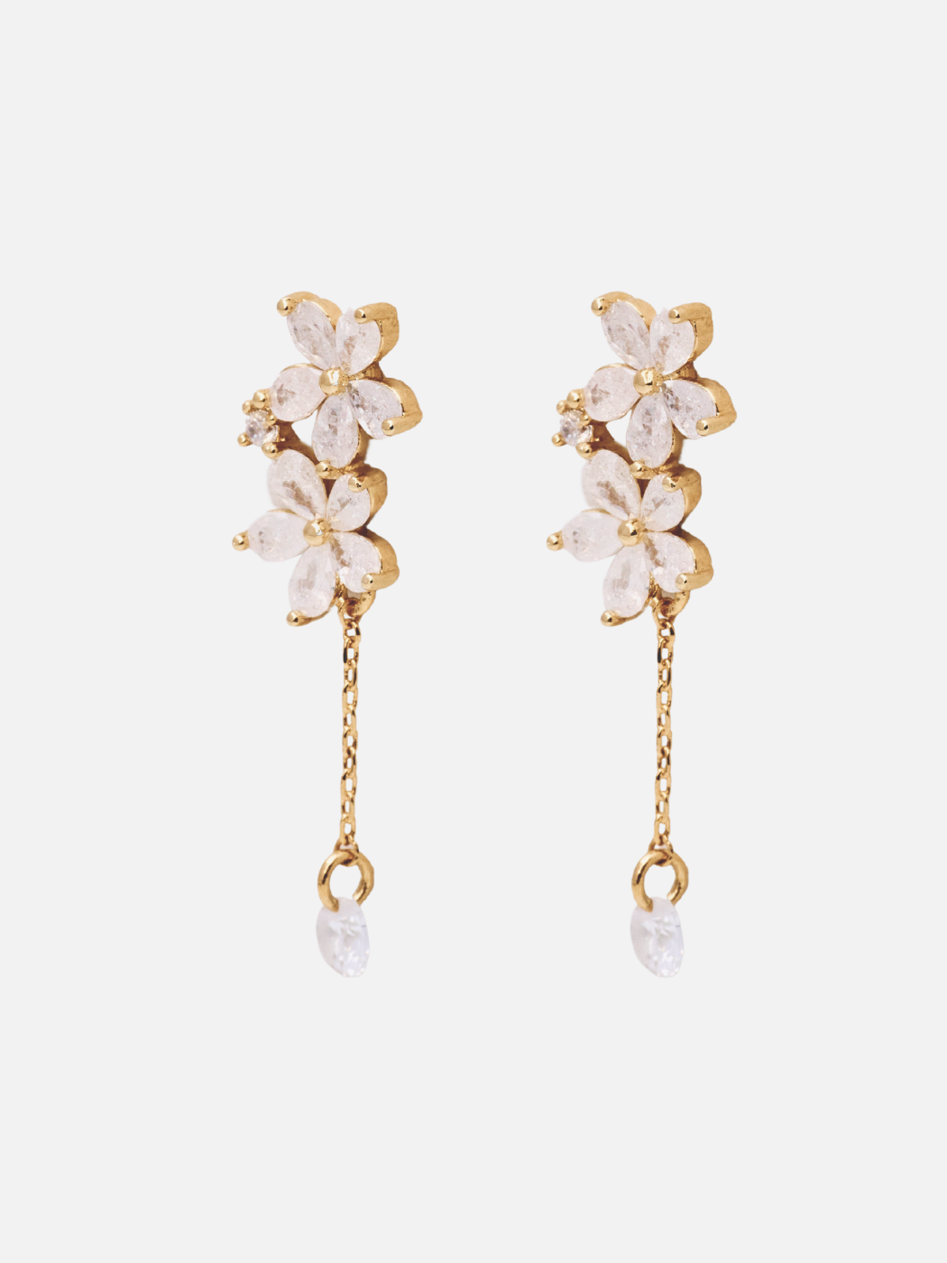 jemina floral stud earrings