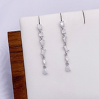 Jovielle Earrings in Rhodium