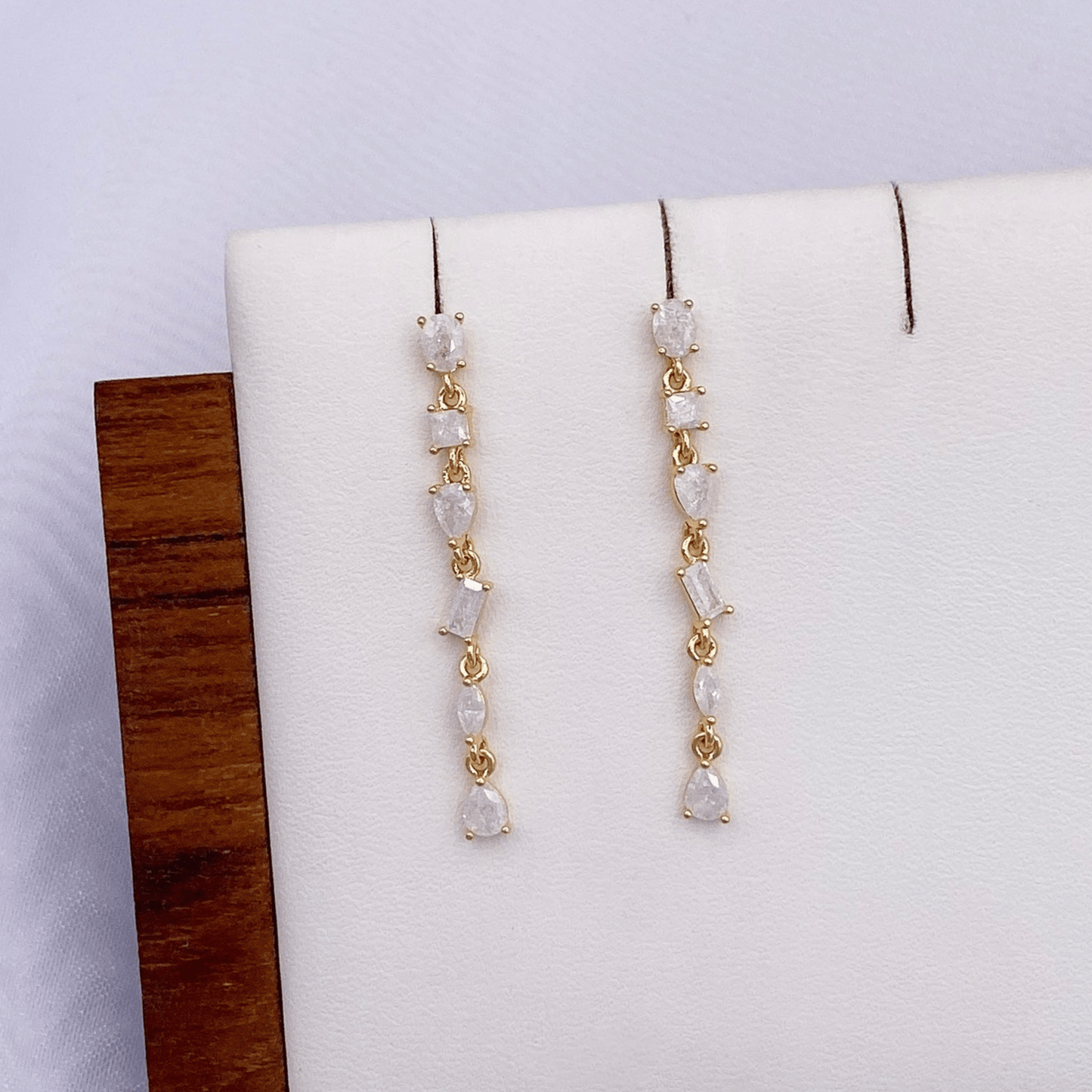 jovielle earrings in gold