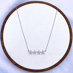 Kaira Necklace in Rhodium