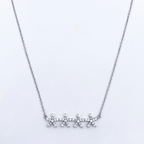 Kaira Necklace in Rhodium