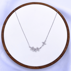 Kamryn Necklace in Rhodium