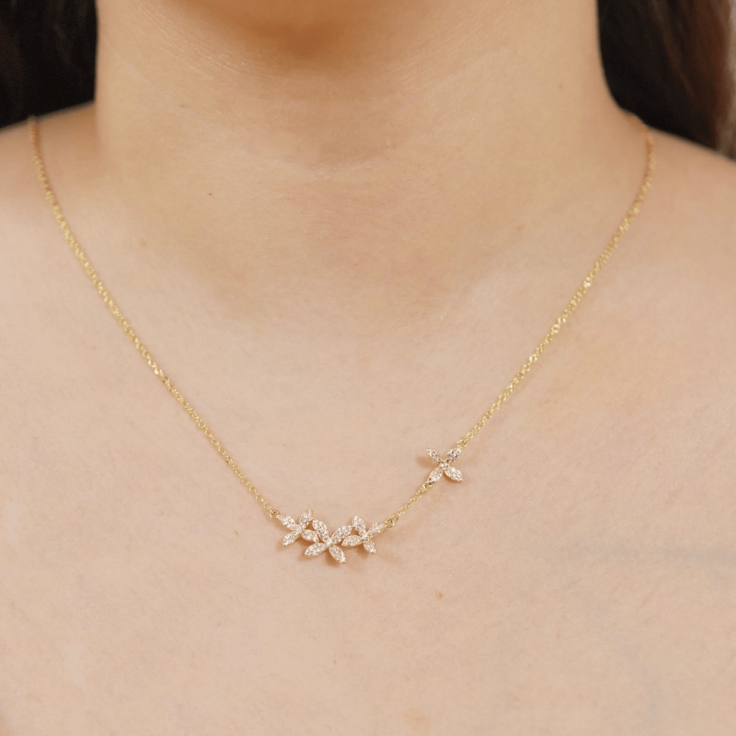 kamryn necklace in gold