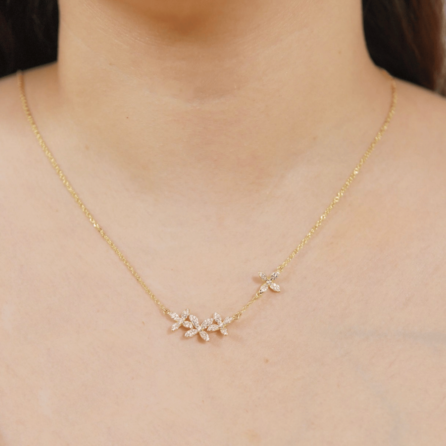 Kamryn Necklace in Gold