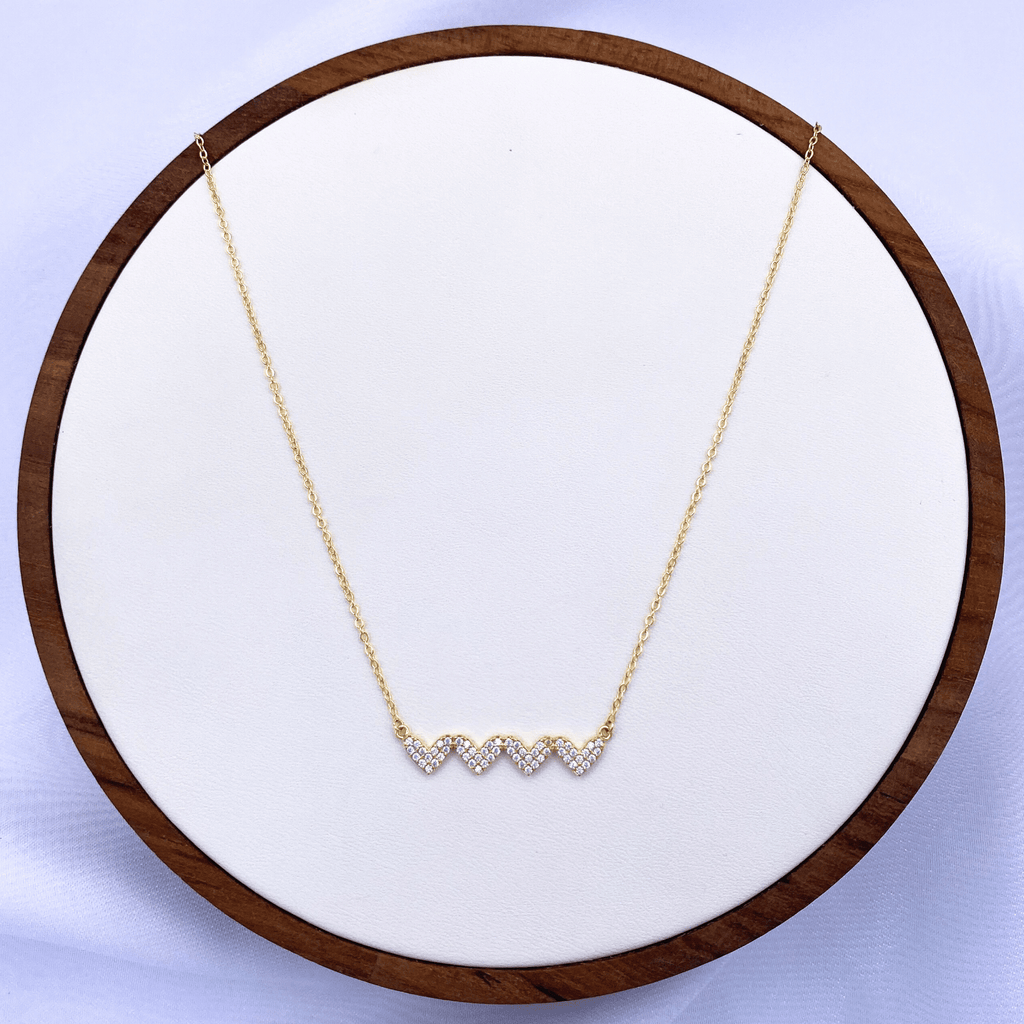 Kelzie Necklace in Gold