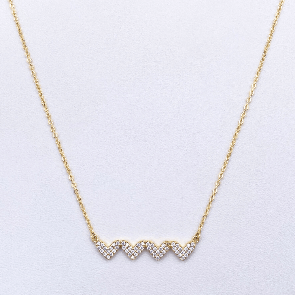 Kelzie Necklace in Gold