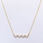 Kelzie Necklace in Gold