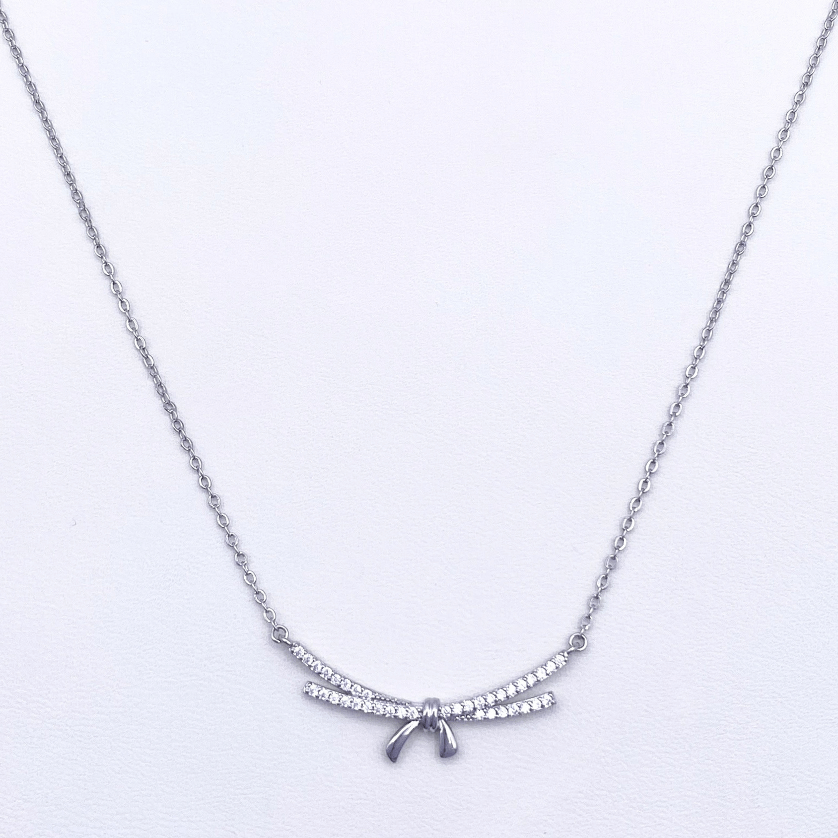 Kerensa Necklace in Rhodium