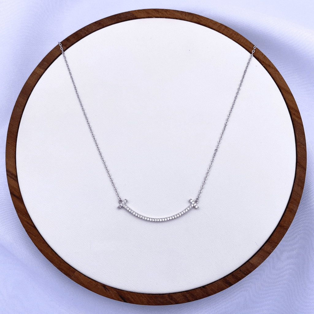 Kerrie Necklace in Rhodium