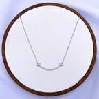 Kerrie Necklace in Rhodium