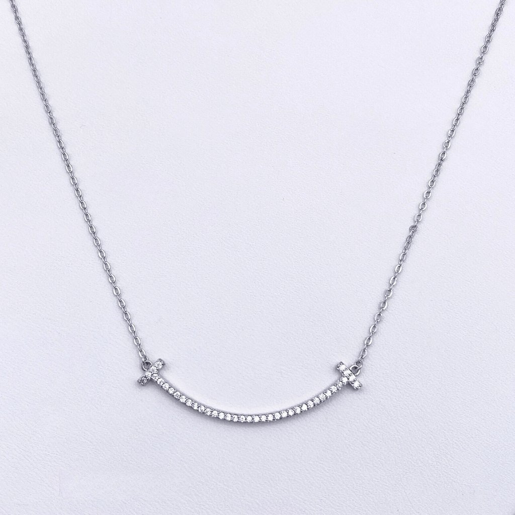 Kerrie Necklace in Rhodium
