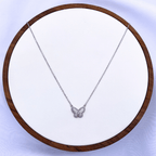 Kiara Necklace in Rhodium