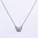 Kiara Necklace in Rhodium