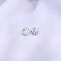 KLAD-C003 Earrings in Rhodium