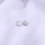 KLAD-C003 Earrings in Rhodium