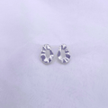 KLAD-C005 Earrings in Rhodium