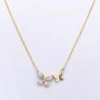 Klara Necklace in Gold