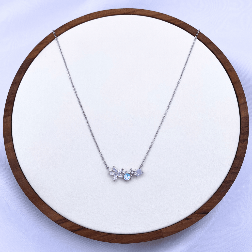 Kori Necklace in Rhodium
