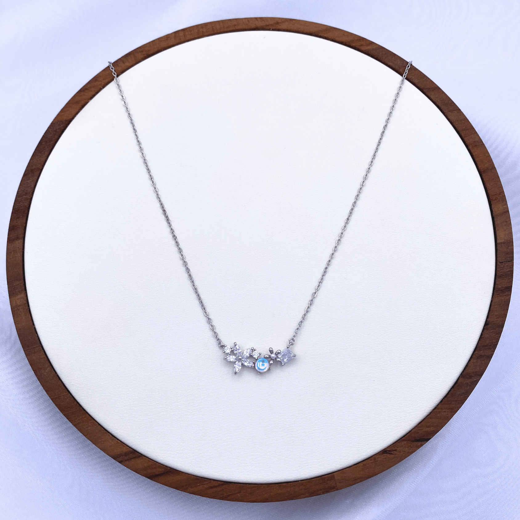 Kori Necklace in Rhodium