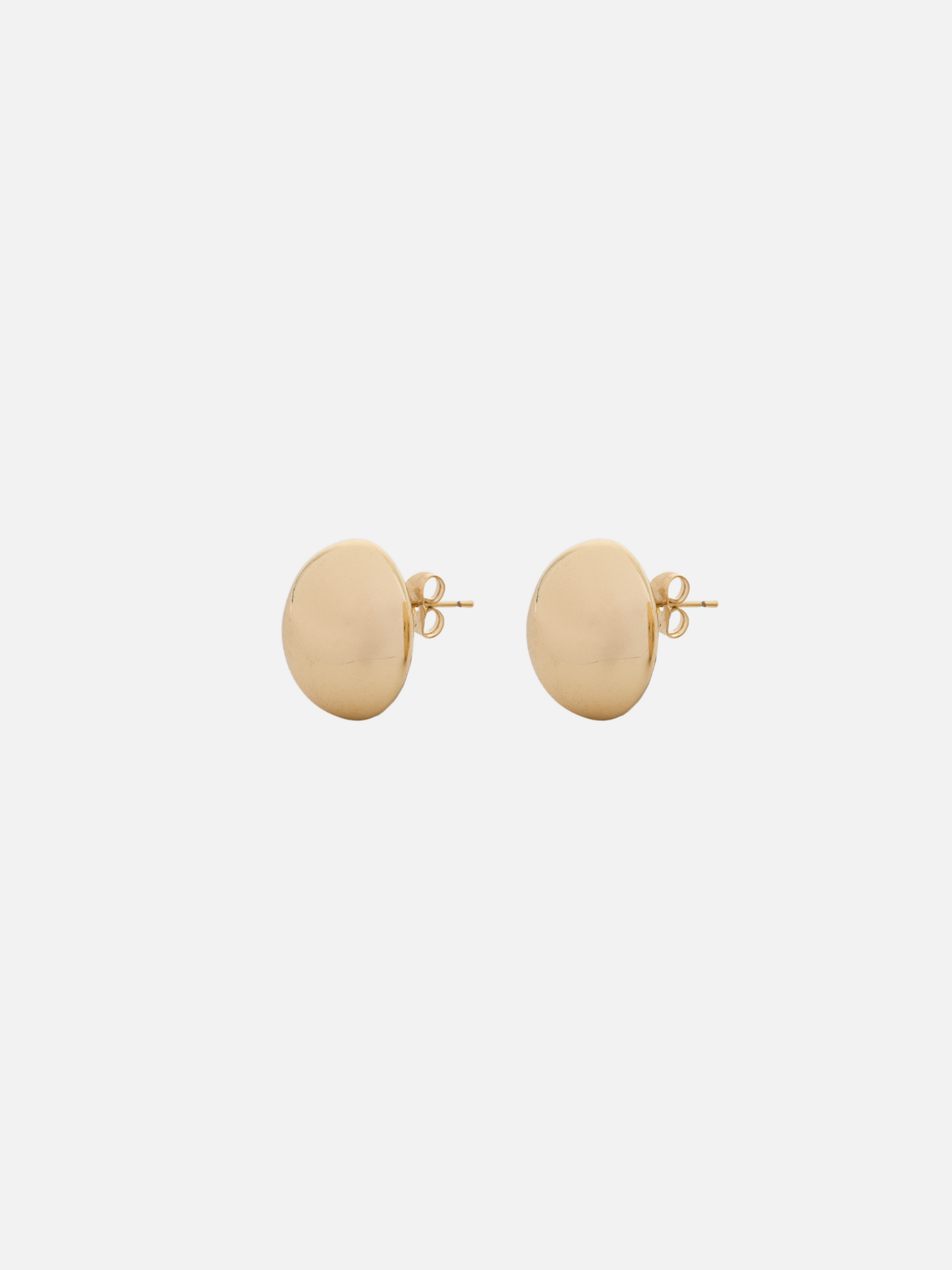 karyna spherical stud earrings in gold