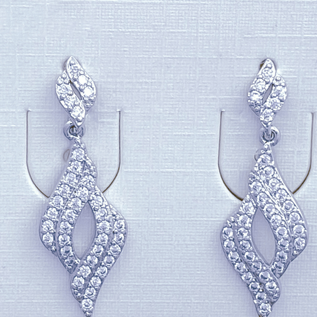 Leira Set in Rhodium
