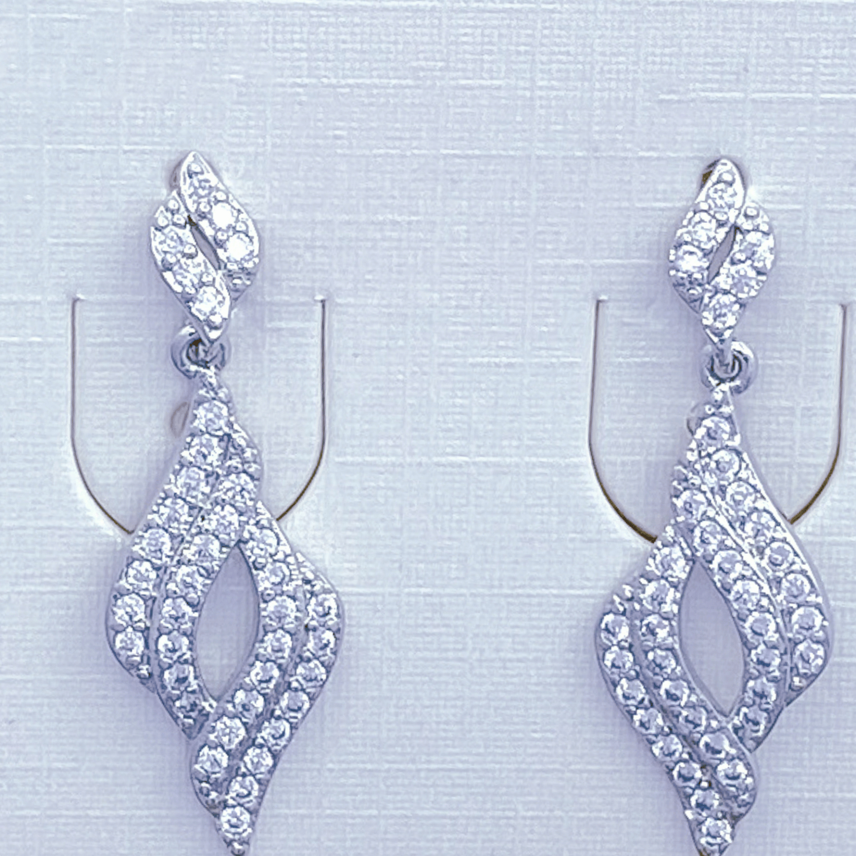 Leira Set in Rhodium
