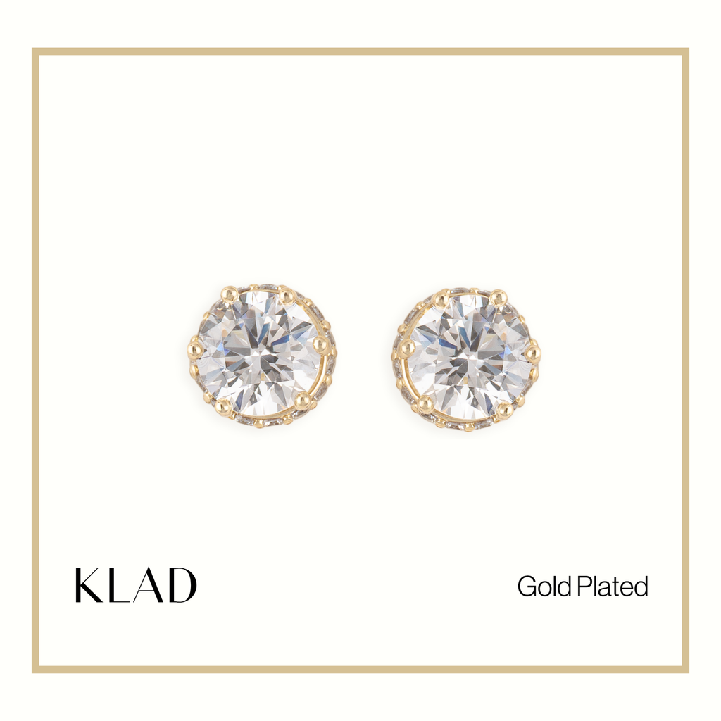 Liorah Stud Earrings in Gold