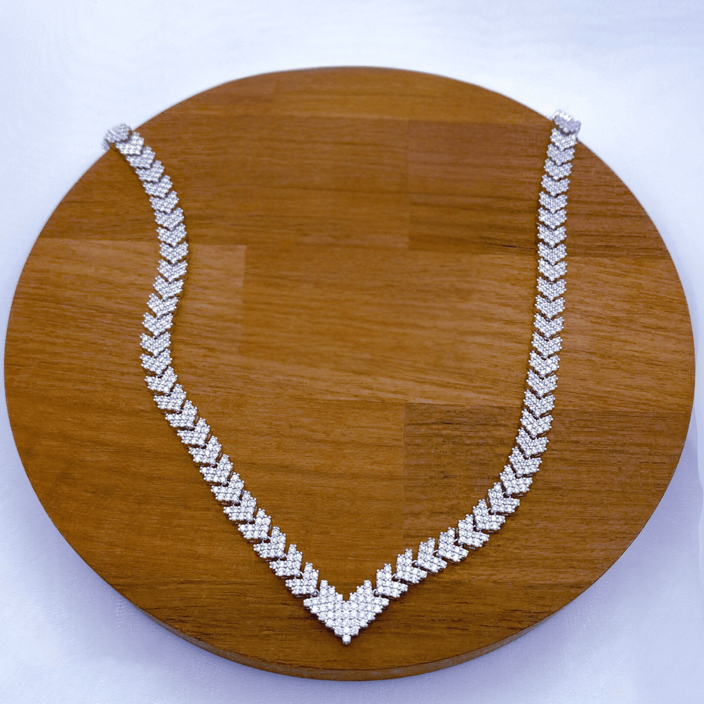 Livia Set in Rhodium