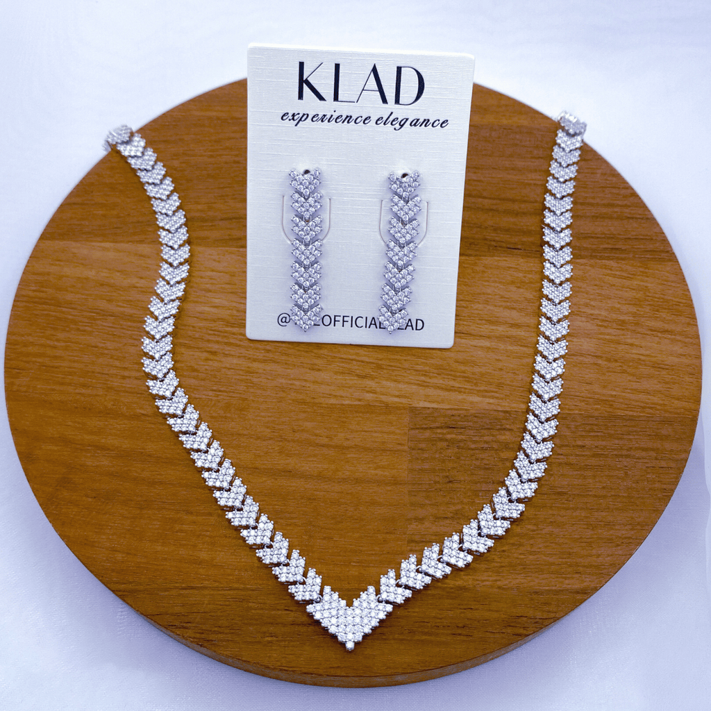 Livia Set in Rhodium