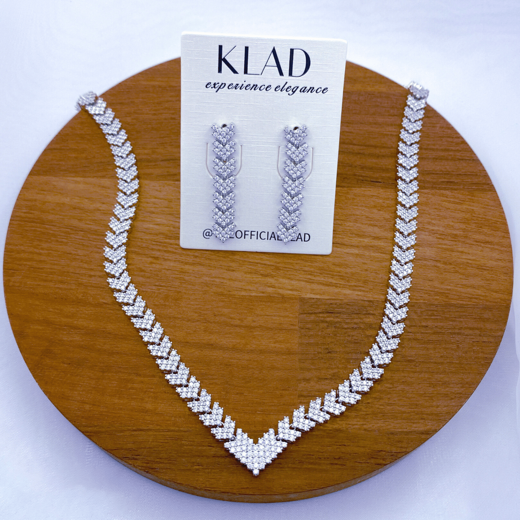 Livia Set in Rhodium