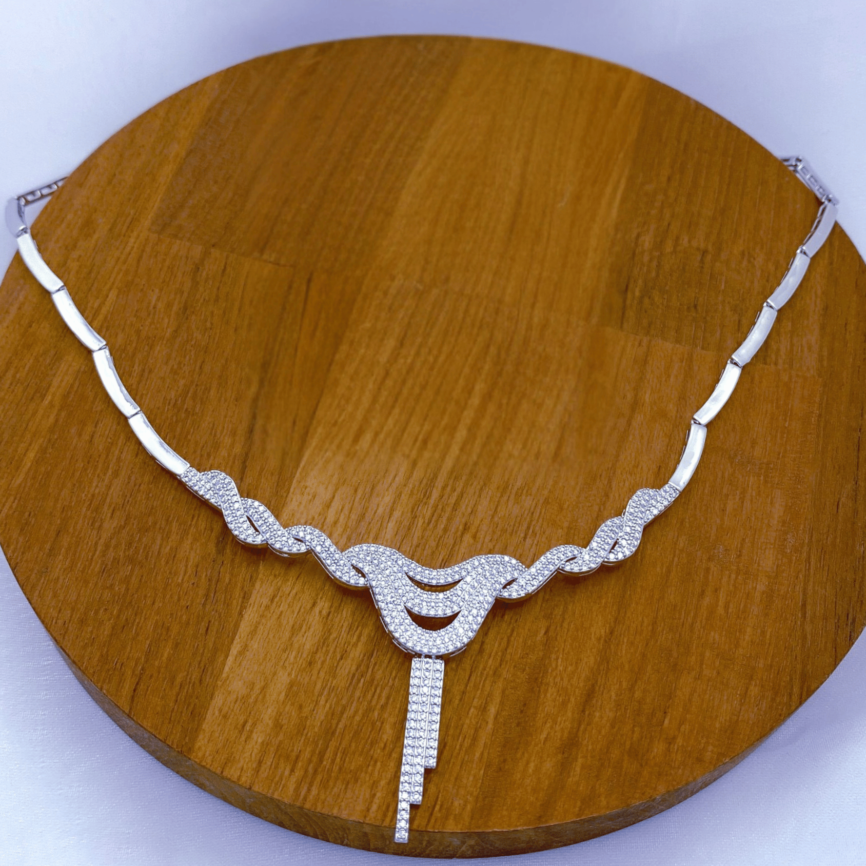 Lizelle Set in Rhodium