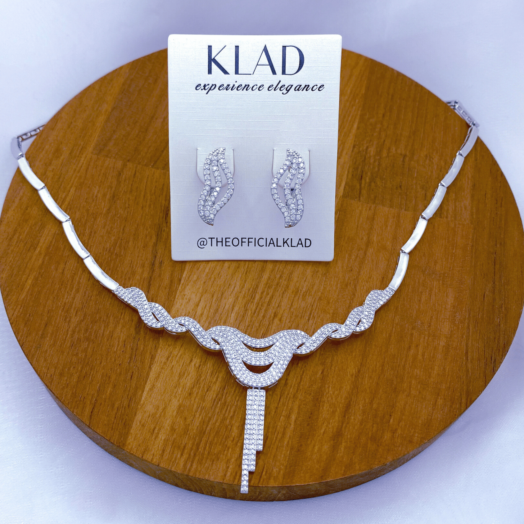 Lizelle Set in Rhodium