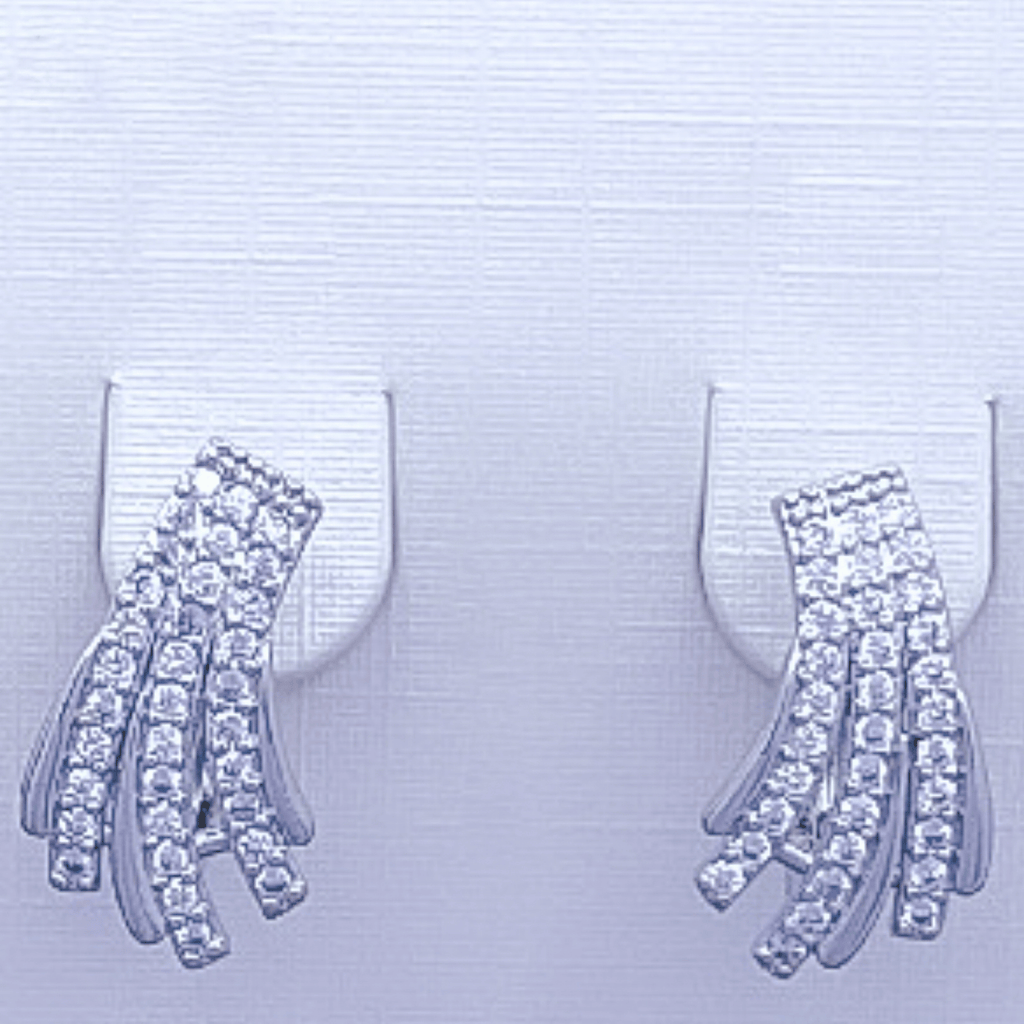 Lizza Set in Rhodium