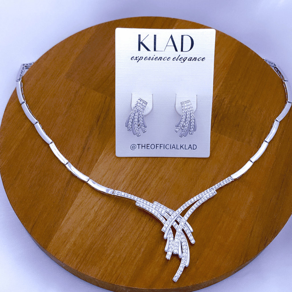 Lizza Set in Rhodium