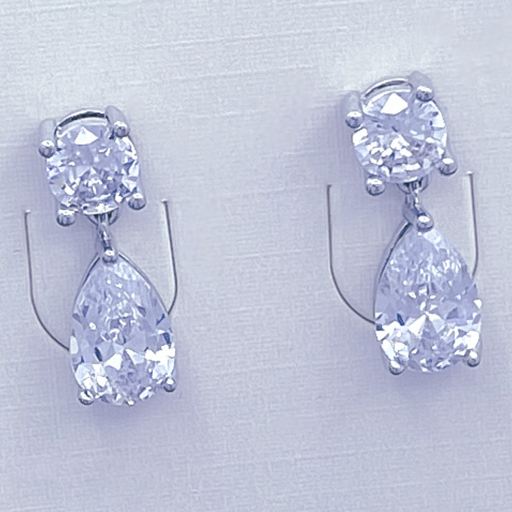 Lorraine Set in Rhodium