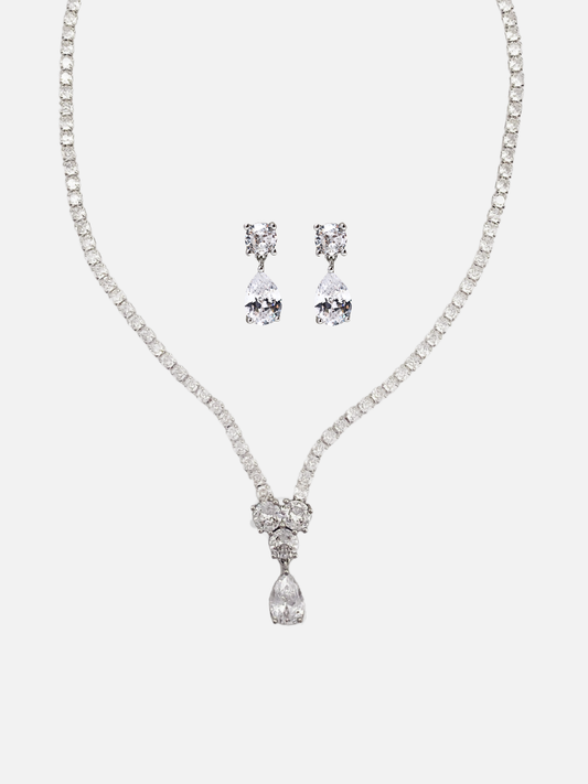 Lorraine Occasion Set in Rhodium