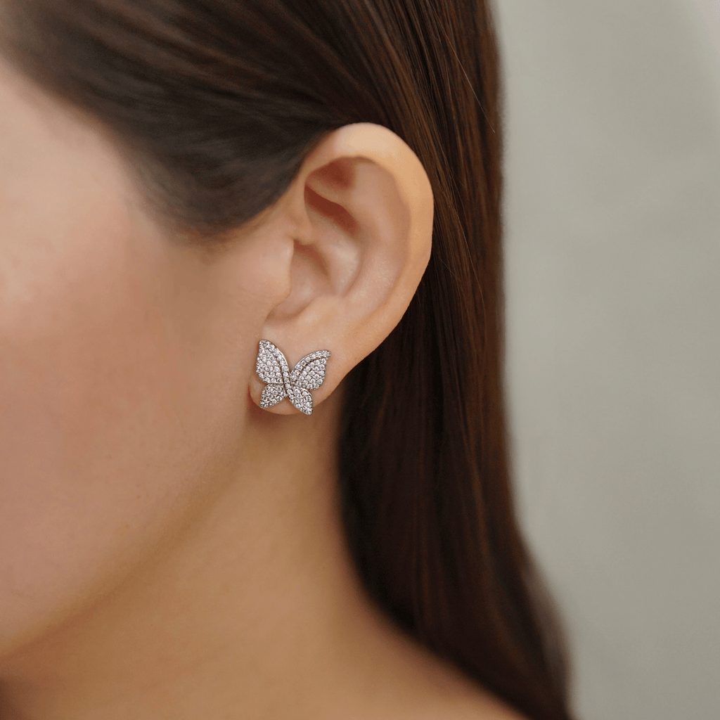 Mabel Jewelry Set in Rhodium