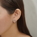 Maeda Jewelry Set in Rhodium