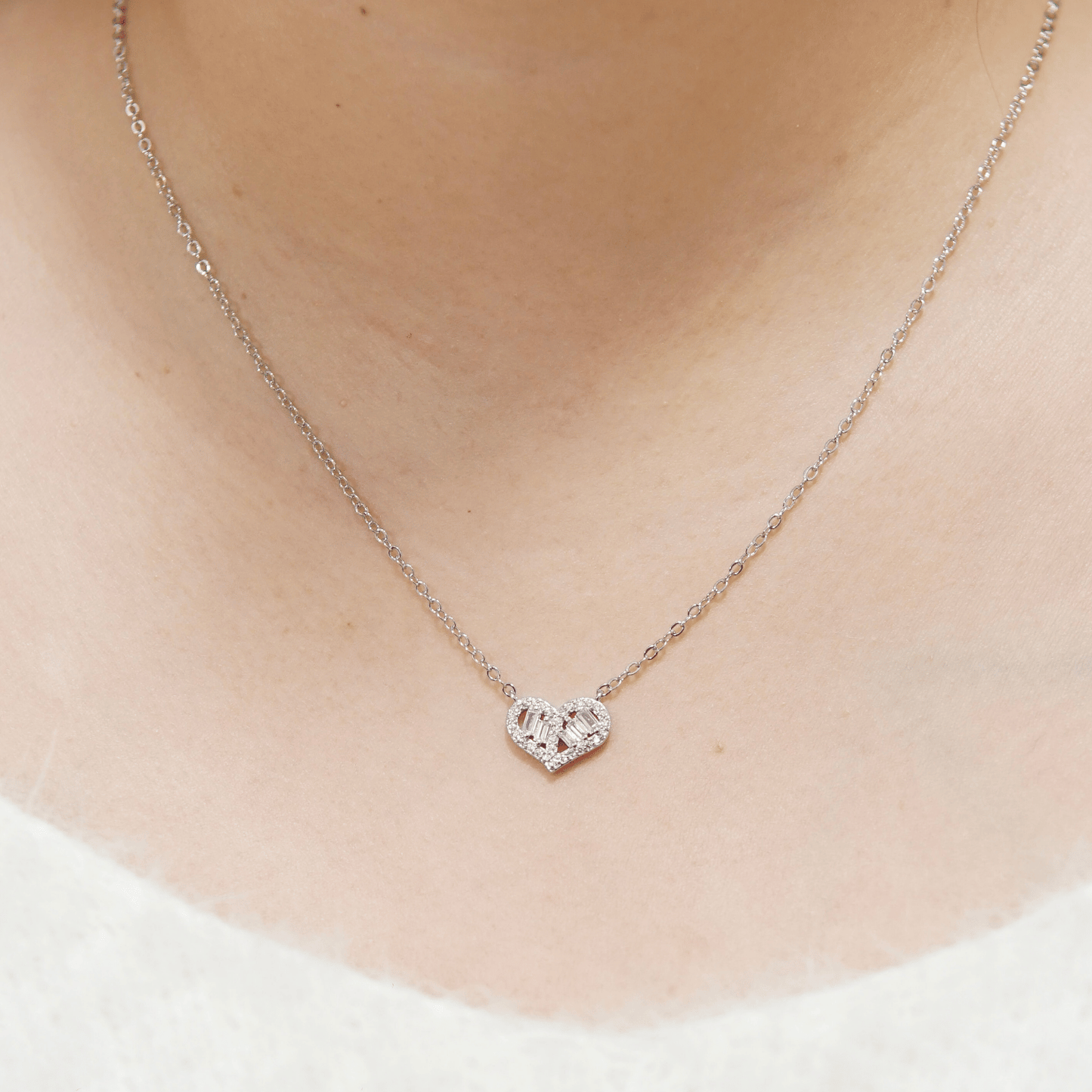 maeve jewelry set in rhodium