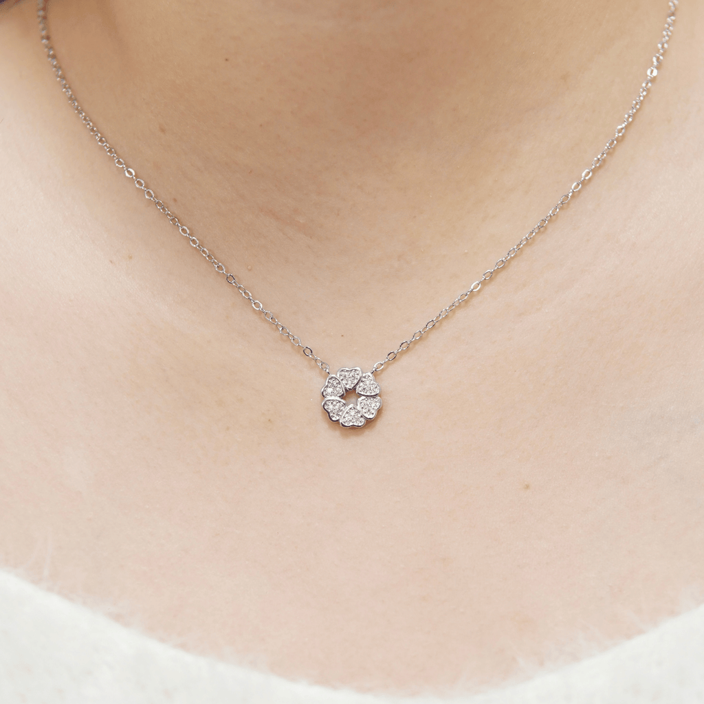 Makayla Jewelry Set in Rhodium