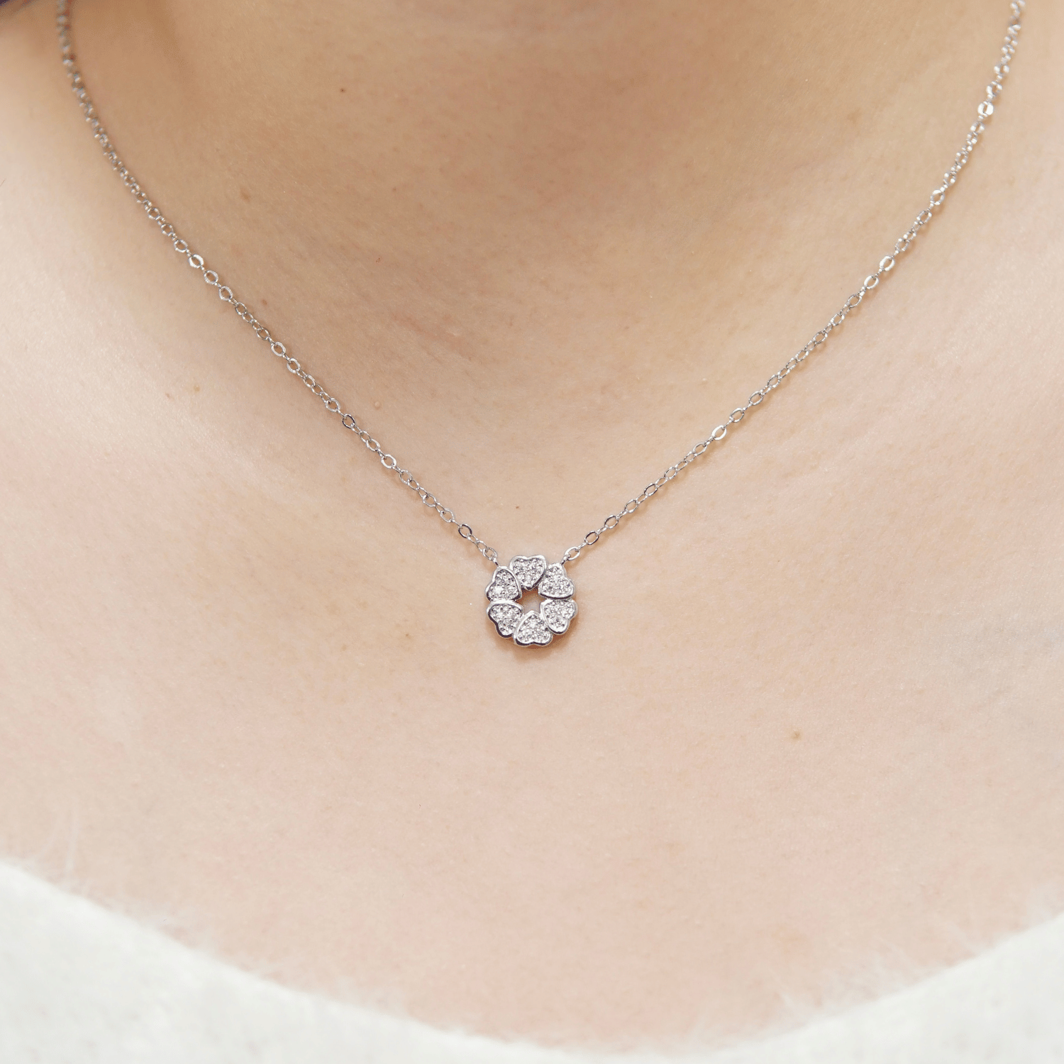 Makayla Jewelry Set in Rhodium