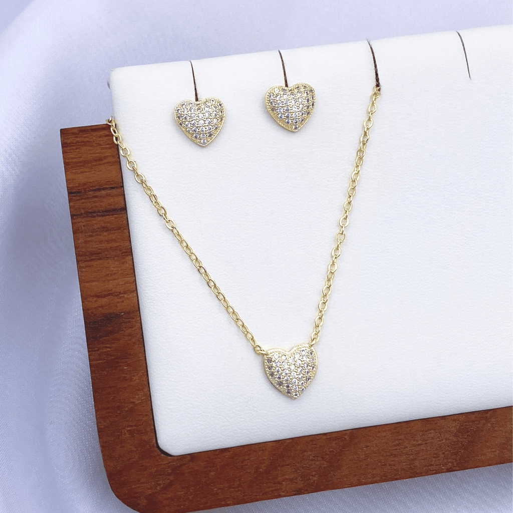 Mallory Jewelry Set in Gold