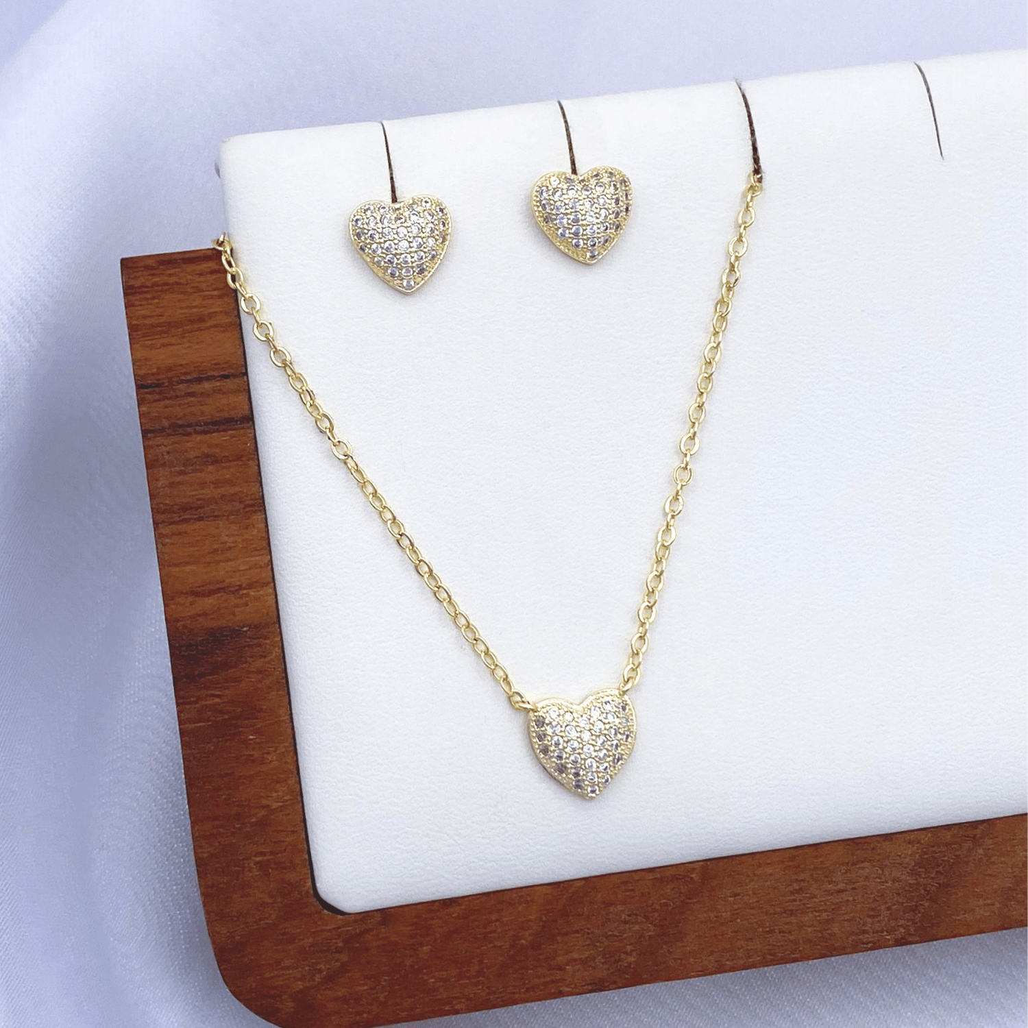 Mallory Jewelry Set in Gold