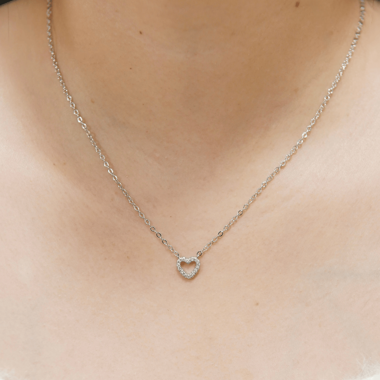 margaret jewelry set in rhodium